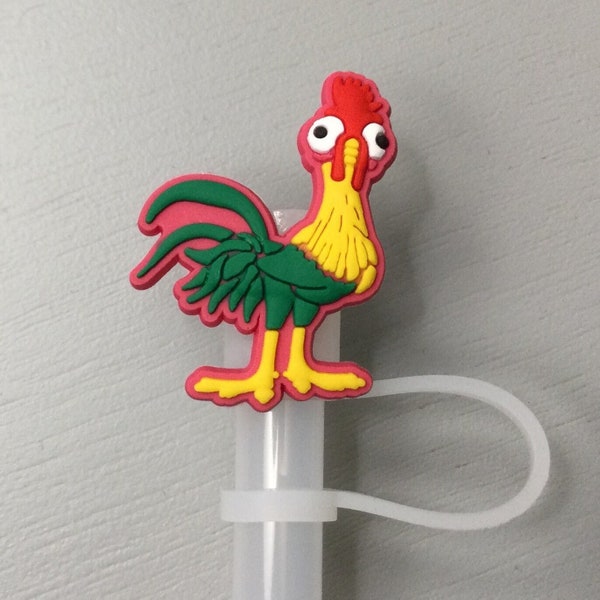 Chicken Moana straw topper