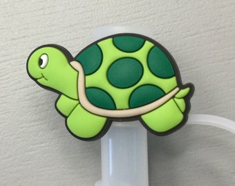Turtle straw topper