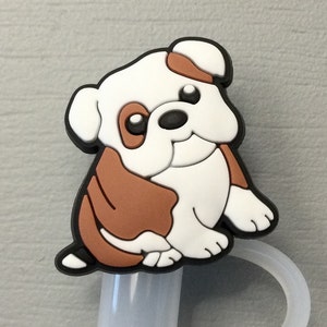 Bulldog straw topper