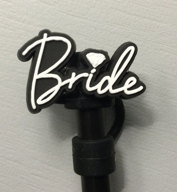 Bride straw topper