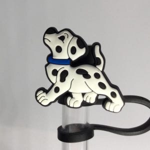 Dalmatian puppy straw topper