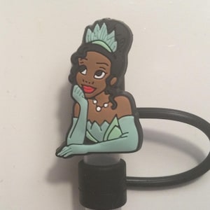 Adorno para pajita de la princesa Tiana
