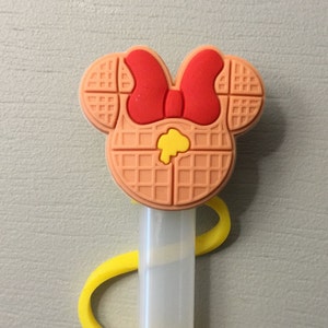 Minnie Mouse straw topper Disney Waffle