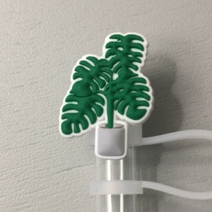 Palm potted plant straw topper