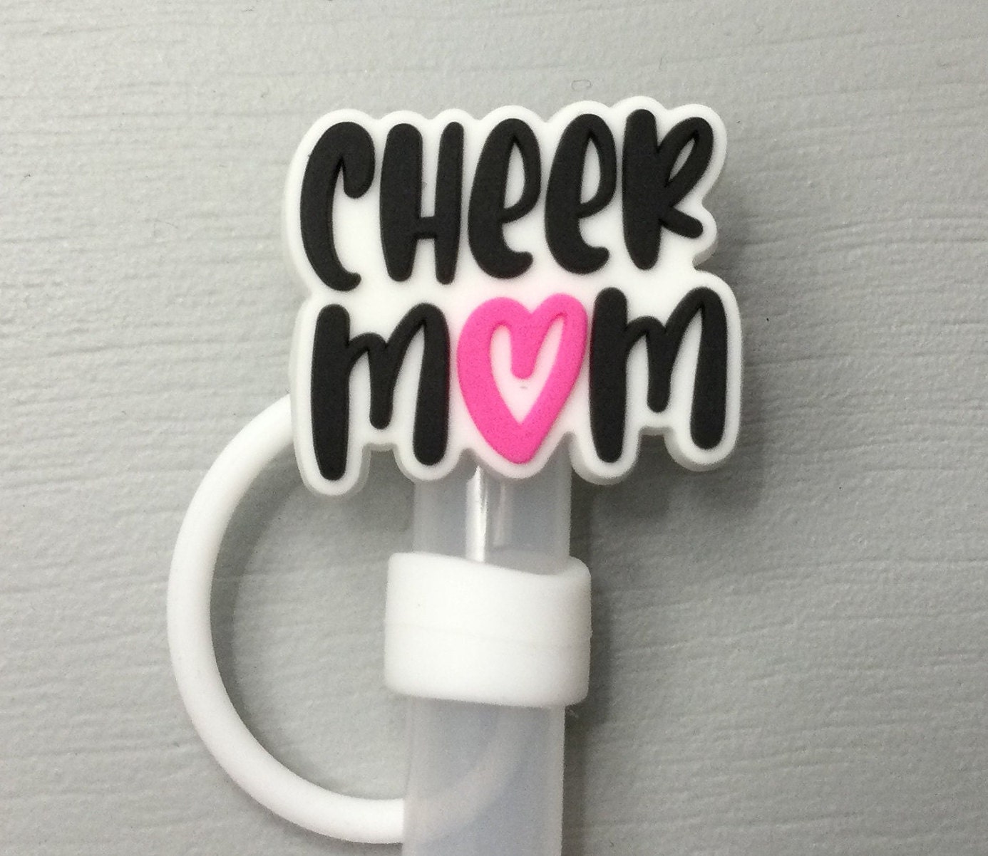 1PCS New Design Cheerleading straw topper PVC Cheer mom dad charms straw  toppers for tumblers party charms pen toppers - AliExpress