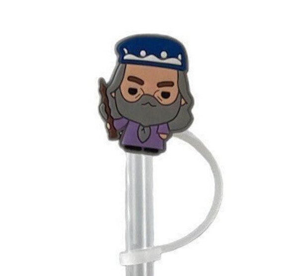 Harry Potter Dumbledore Straw Topper fits Stanley