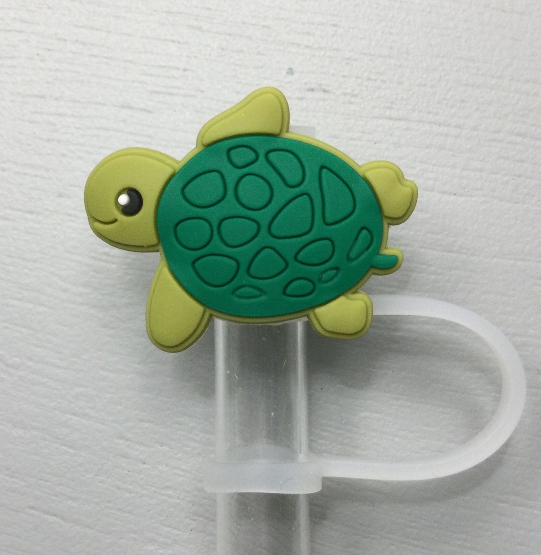 Sea Turtle Straw Topper Etsy