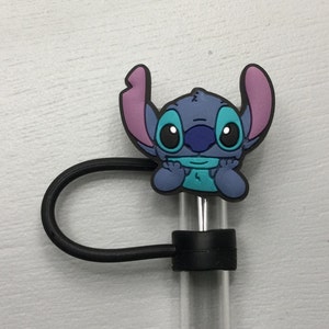 Stitch cute face straw topper