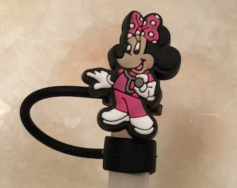 Minnie nurse straw topper