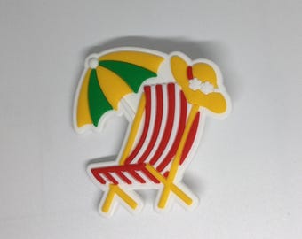 Beach chair bogg bag charm