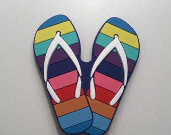 Flip flops bogg bag charm
