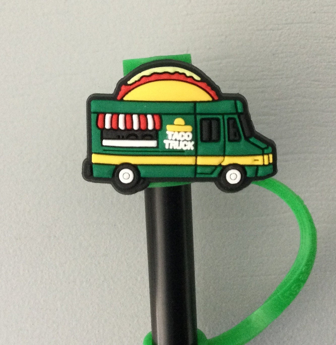 Christmas Truck and Tree Straw Topper Mold