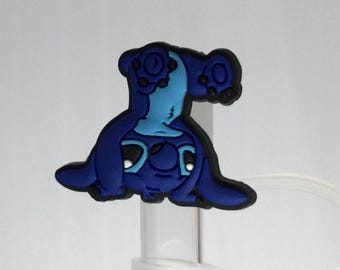 Stitch cute upside down strawtopper