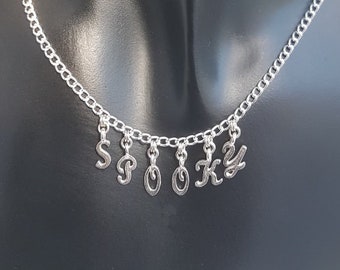 Gorgeous SPOOKY Sterling Silver Necklace