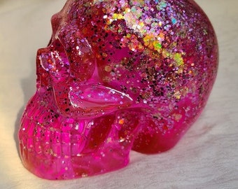 Gorgeous  Glittery Candy Resin Skull. No 8