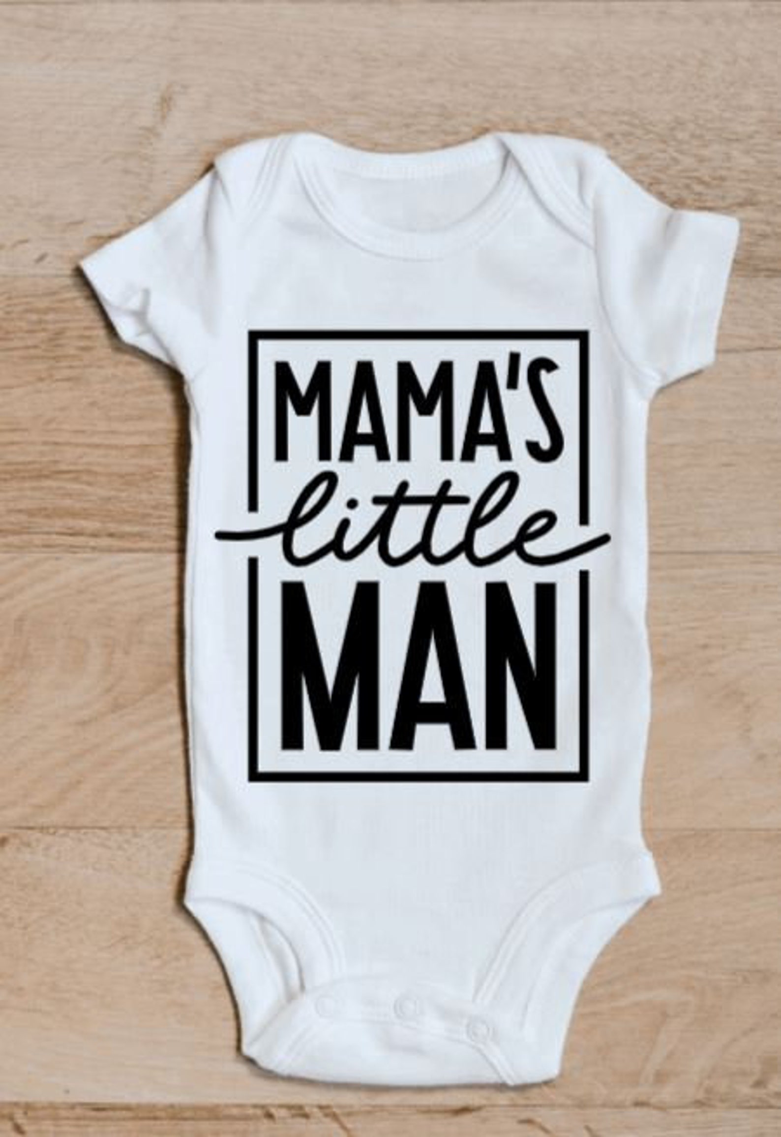 Mama's Little man onesie bodysuit boy onesie boy Etsy