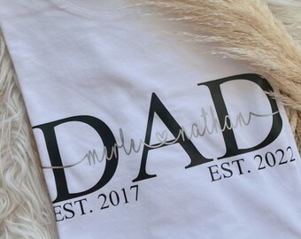 Personalized DAD Shirt | Statement T-Shirt | Dad | GRANDPA | with children's names |