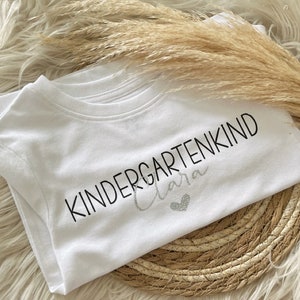 Personalized T-Shirt Long Sleeve Shirt Kindergarten Child | Daycare | Gift for starting kindergarten |