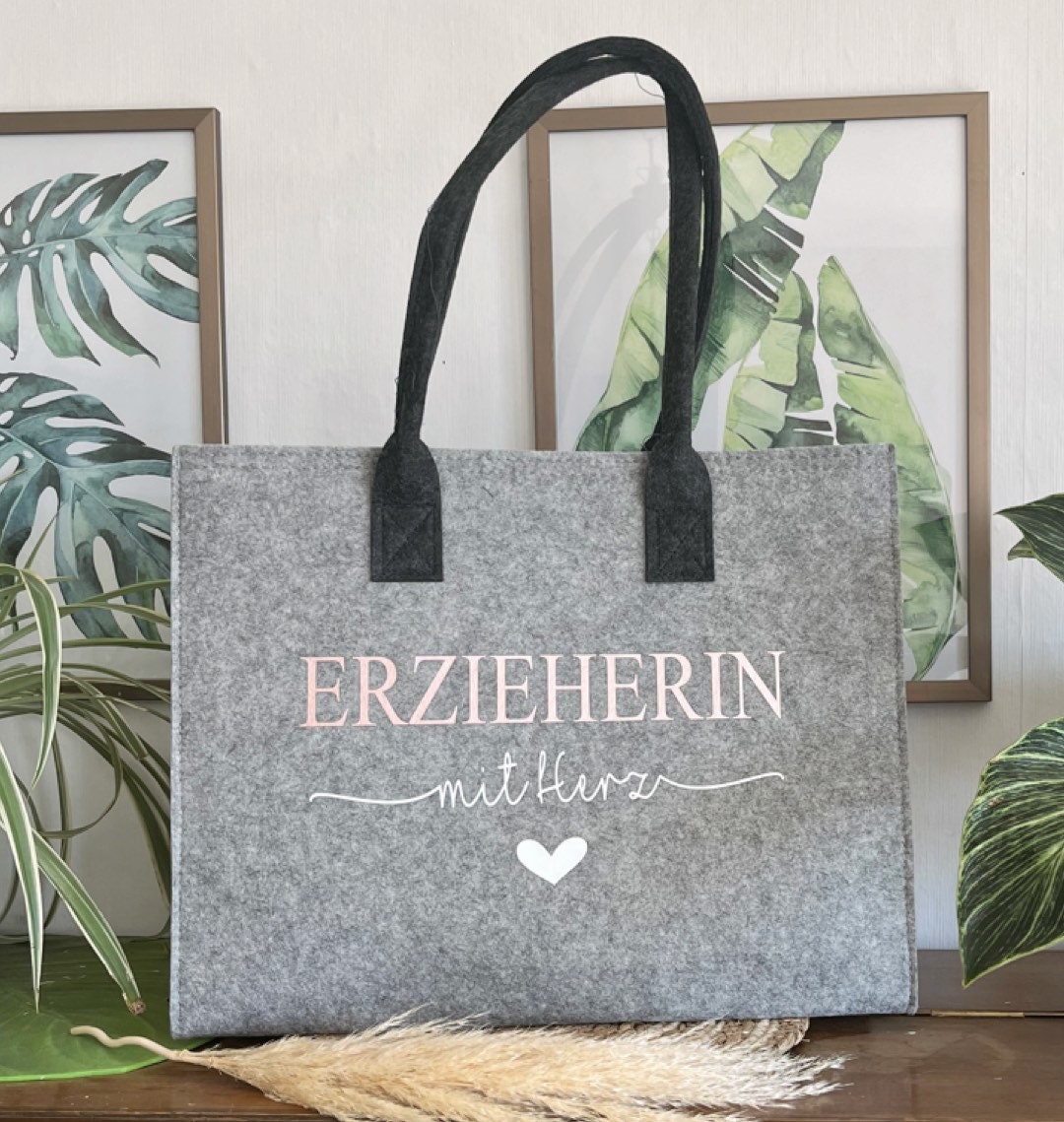 Filztasche Lehrerin Mit Herz