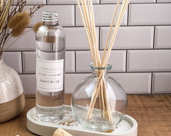 Reed Diffuser | Round Glass Bottle | Refill |