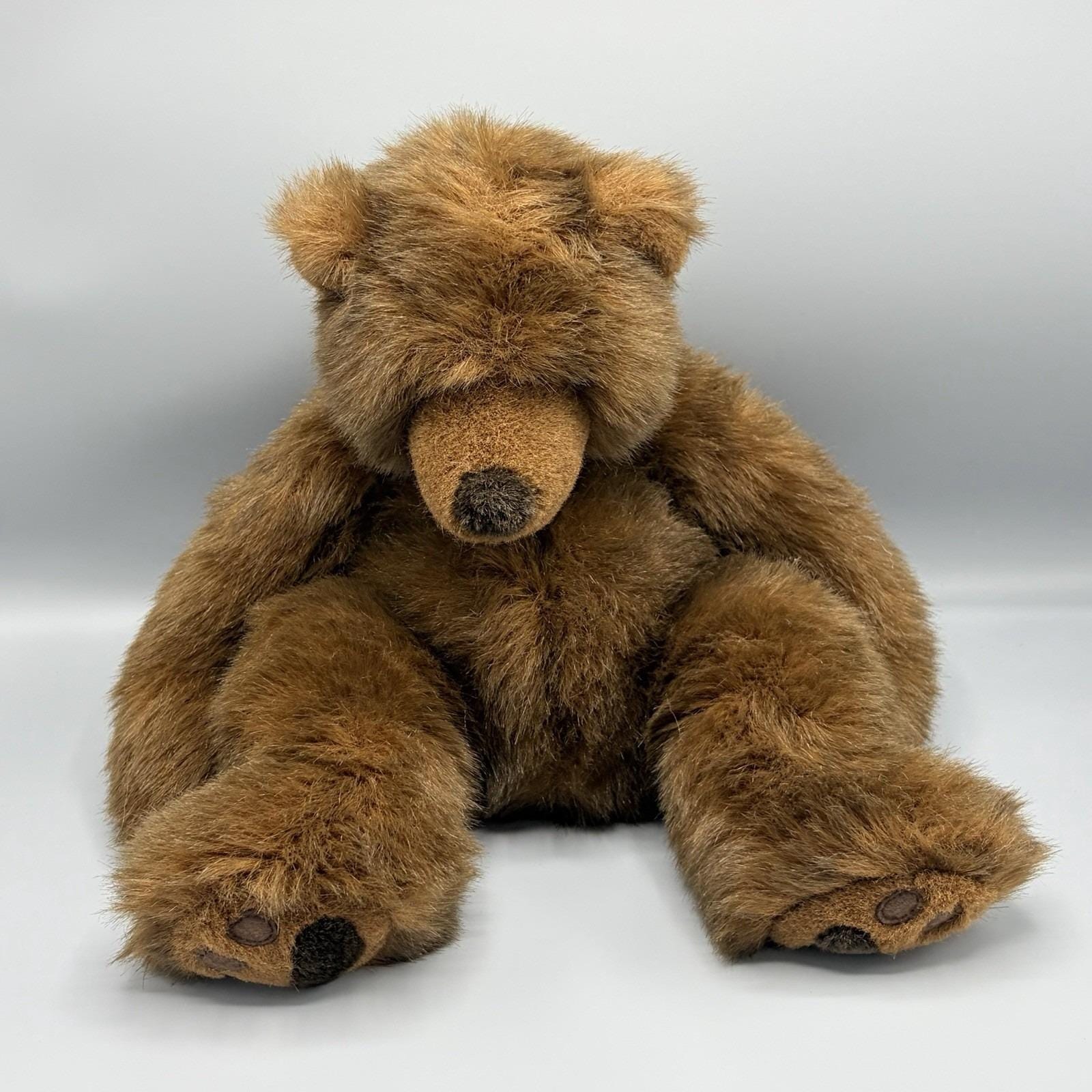 Stuffed Grizzly Bear Vintage - Etsy