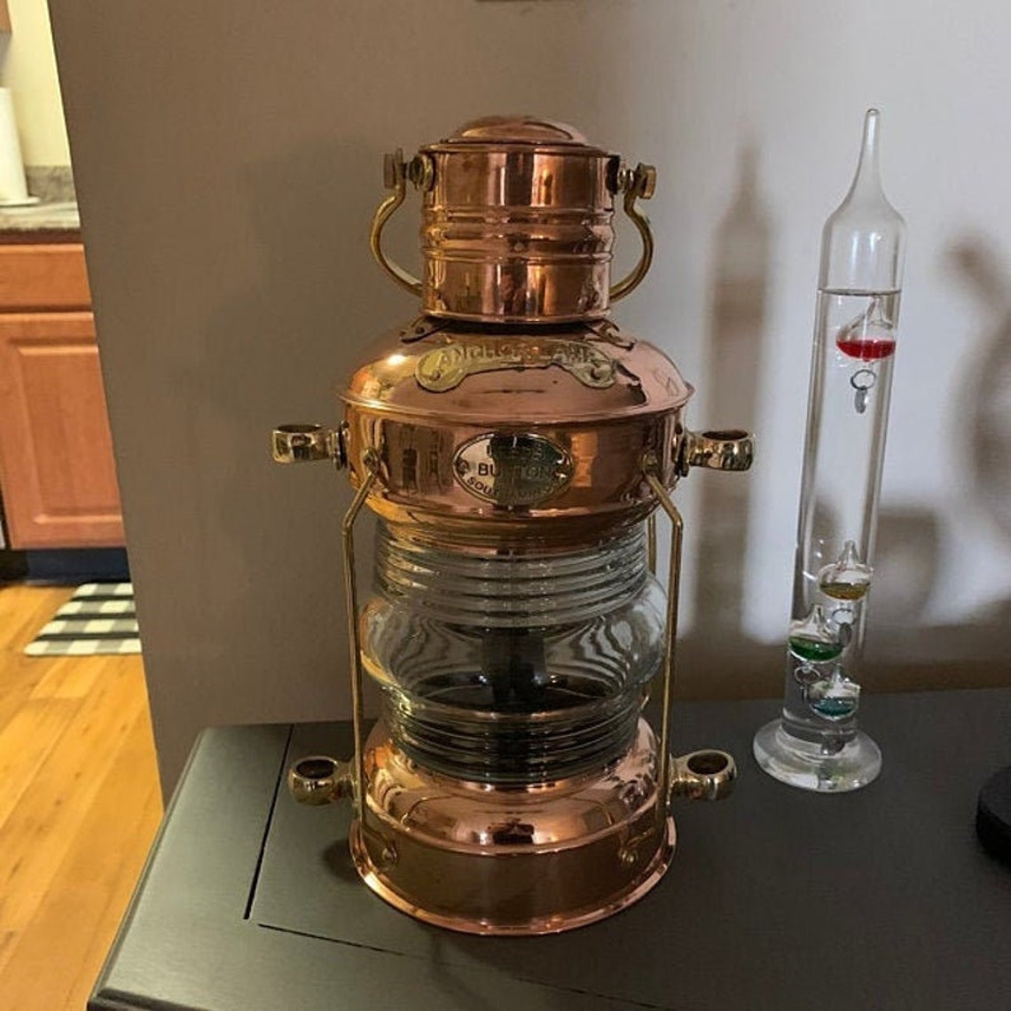 Nautical Antique 14 Ship Lamp Boat Copper Brass Electric Etsy