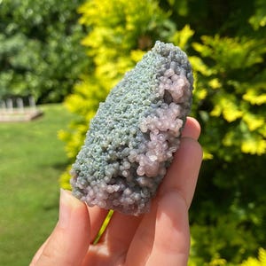 Grape Agate Crystal Cluster | Purple Chalcedony Specimen | Stunning Decor