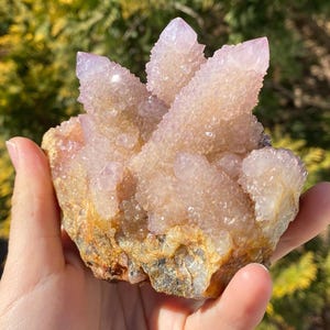 XL Spirit Quartz Crystal Cluster Cactus Quartz Specimen