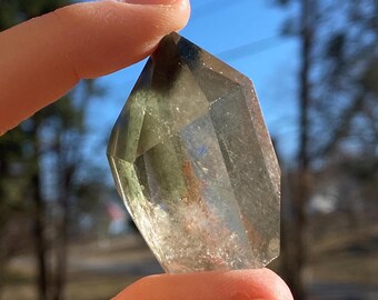 Garden Quartz Lodolite Quartz Crystal Tower