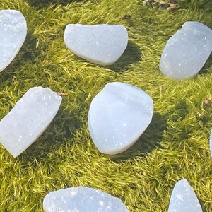 Druzy Blue Lace Agate Cabochon