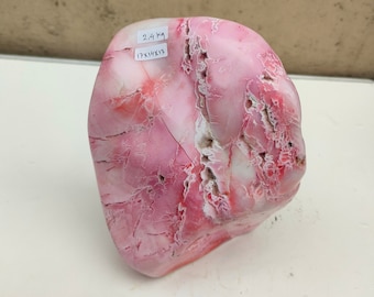 2.4kg(FS.34) Master rare Small Pink Putih special multicolor of Crystalized Calcedony for collection, decorations and rooms display.