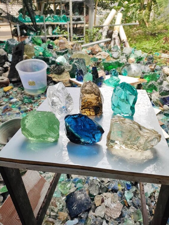 希少中の 希少 レア アンダラクリスタル 4層 ブルー グリーン 原石 3.2