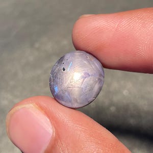 14 karaat gecertificeerde Burma Shade natuurlijke stersaffier, niet verhit of behandeld, fijne kwaliteit, scherpe 6-stralen asterisme steen