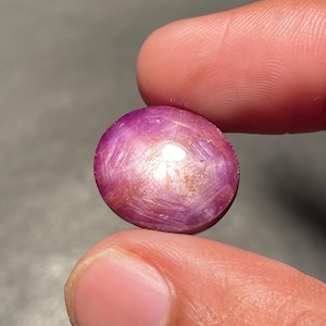27 Ct Natural Star Ruby, Certified Burma Gemstone Handmade Star Ruby 6 Rays Star Ruby For Making Jewelry