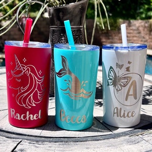 Personalized Kids Cup, Flower Girl and Ring Bearer Cups, Children's  Vacation Tumbler,