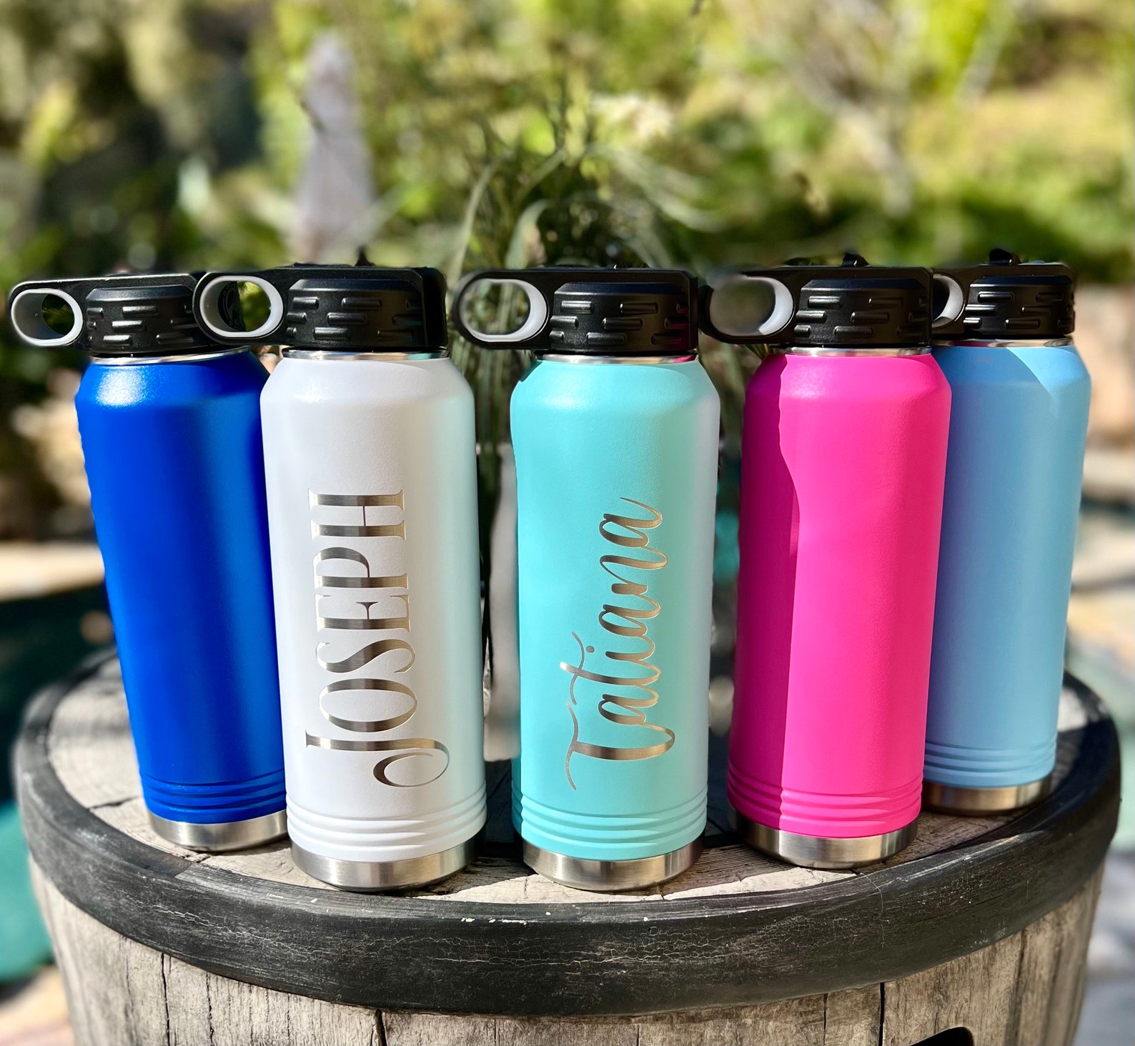 Personalized Reusable Water Bottle Engraved Hydro Flask Etsy