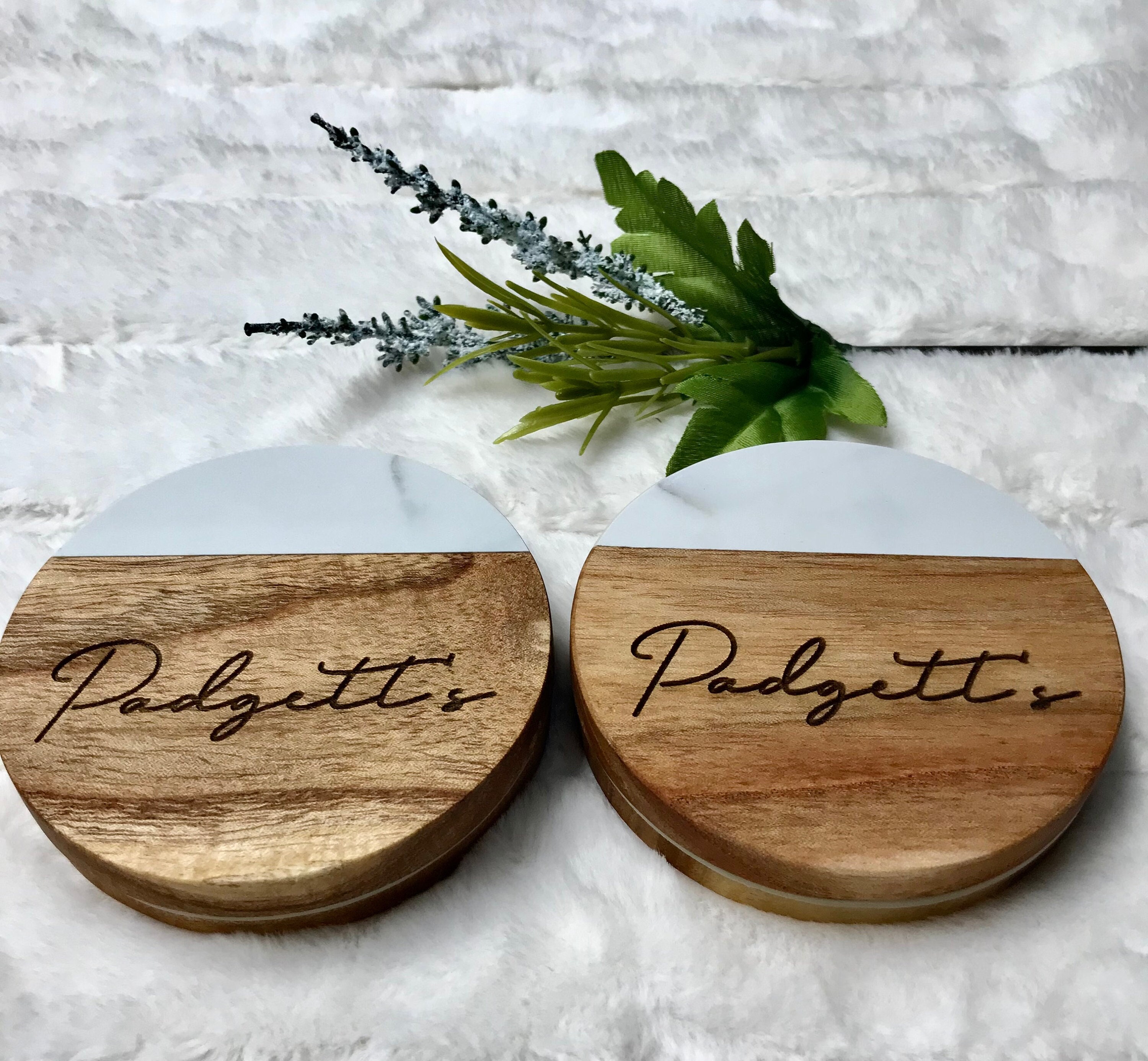16+ Marble And Wood Coasters