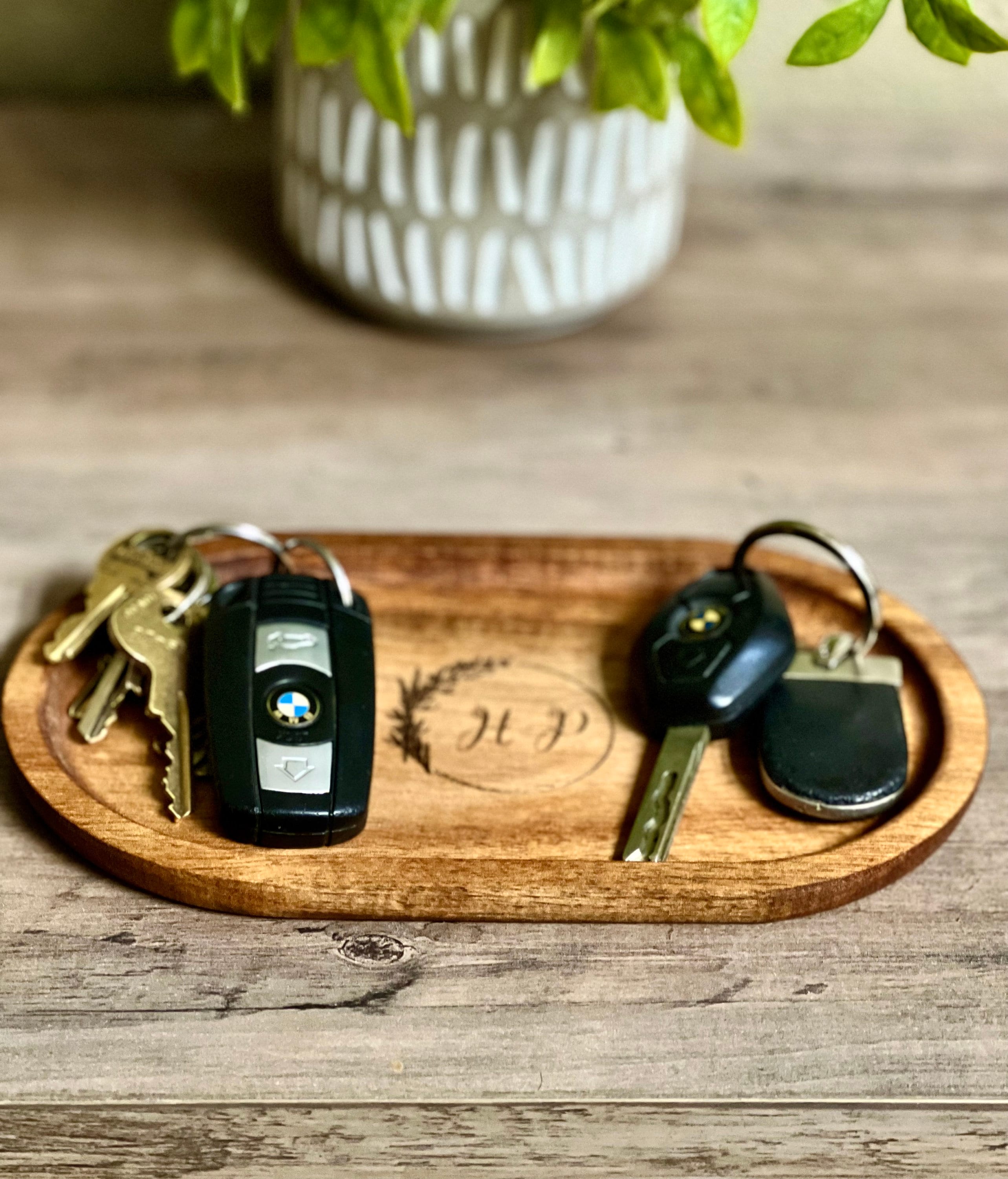 CUSTOM Car Key Holder Tray With Logo 
