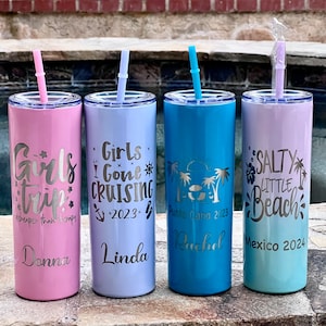 Personalized  Getaway, Tumbler, Girls Trip Beach Cup, Summer VacationTumbler, Family Gift,