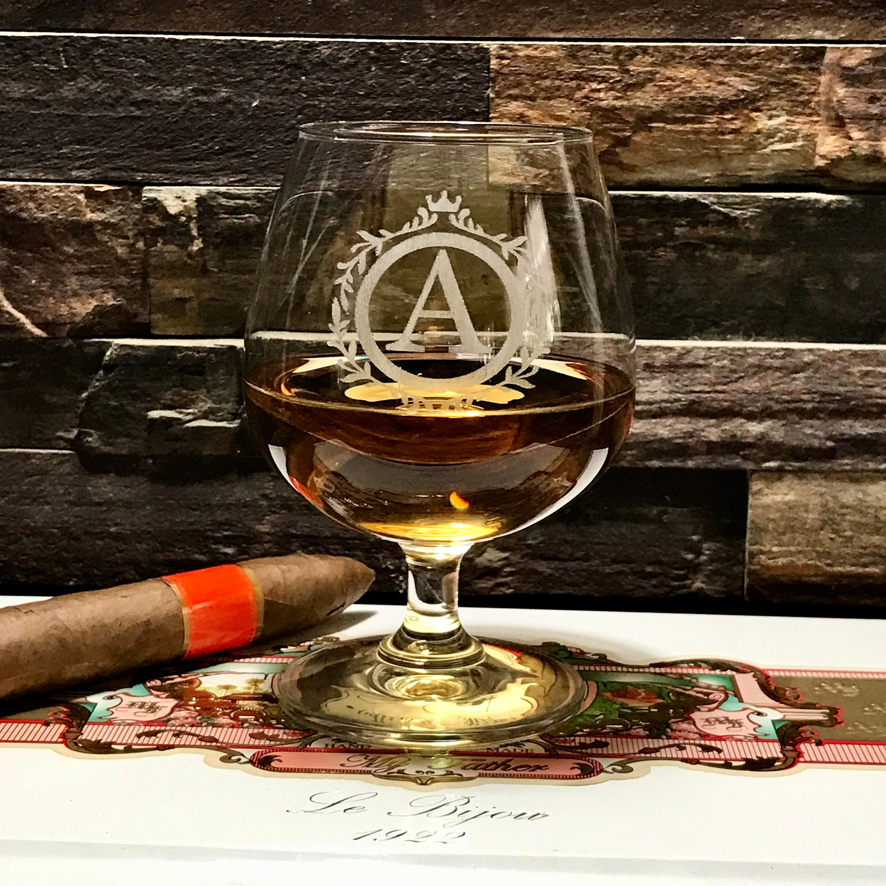 Custom Brandy Glass Personalized Brandy Snifter Laser Etsy
