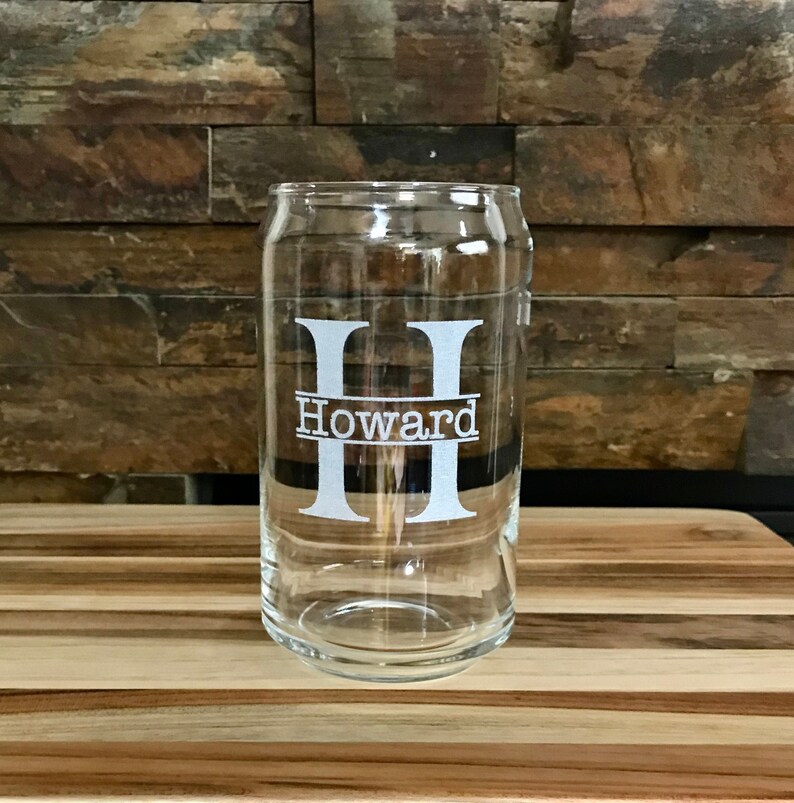 Personalized Iced Coffee Cup With Lid and Straw Monogram Beer Etsy