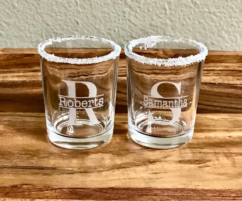 Personalized Shot Glass, Custom Party Shot Glasses, Home Bar, Birthday Gift,