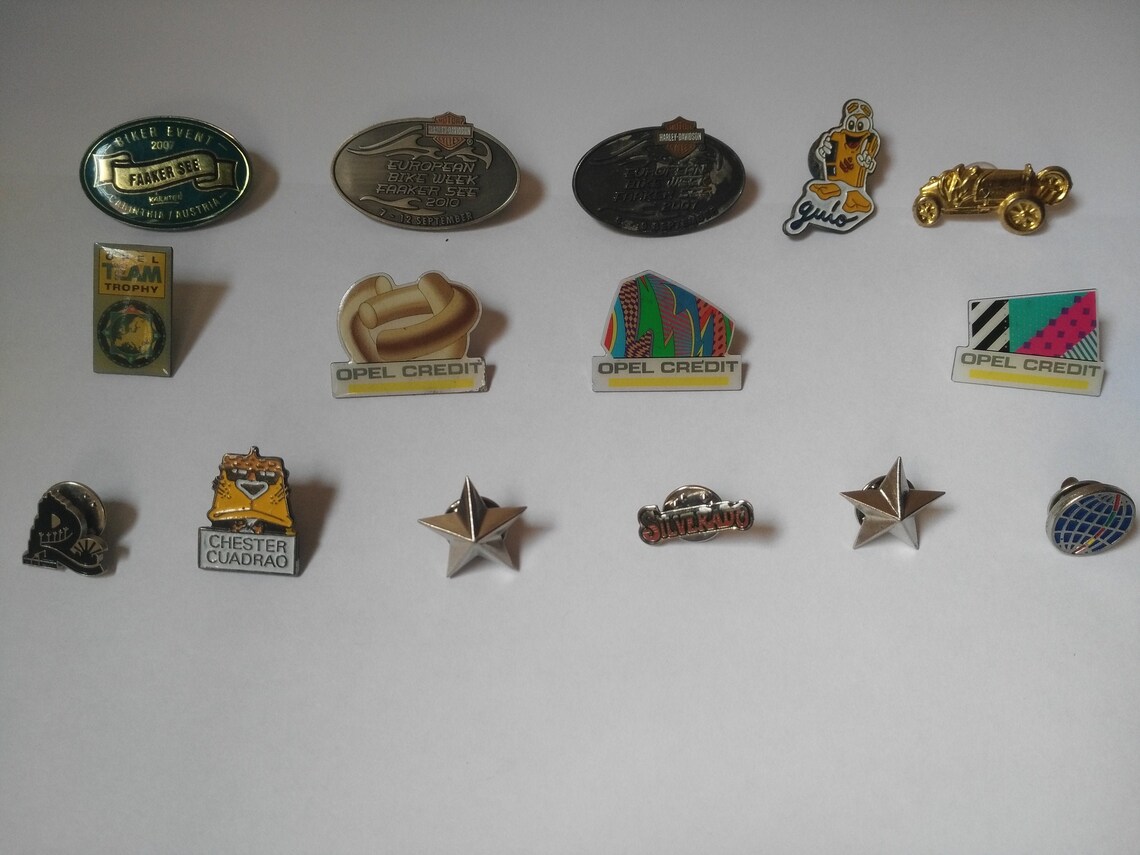 Lot Of 15 Rare Lapel Pin Hat Vest Tie for Collection Etsy