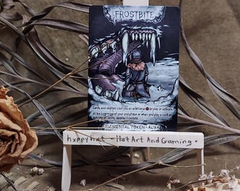Frostbite FABTCG Token Pack | Flesh and Blood Proxy Art, Pack of 5