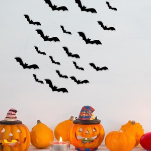 Halloween paper bats, Halloween decor