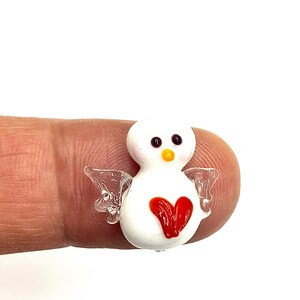 Handblown Murano Glass Angel Beads: DIY Bracelet Component (18x20 mm)