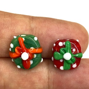 14mm Glass Murano Beads, Lampwork Beads, Murano Beads, Handblown Glass Beads, Beads, DIY Bracelet Handmade Bead,Christmas gift