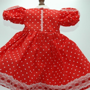 Valentine&#39;s Dress for 18&quot; Doll