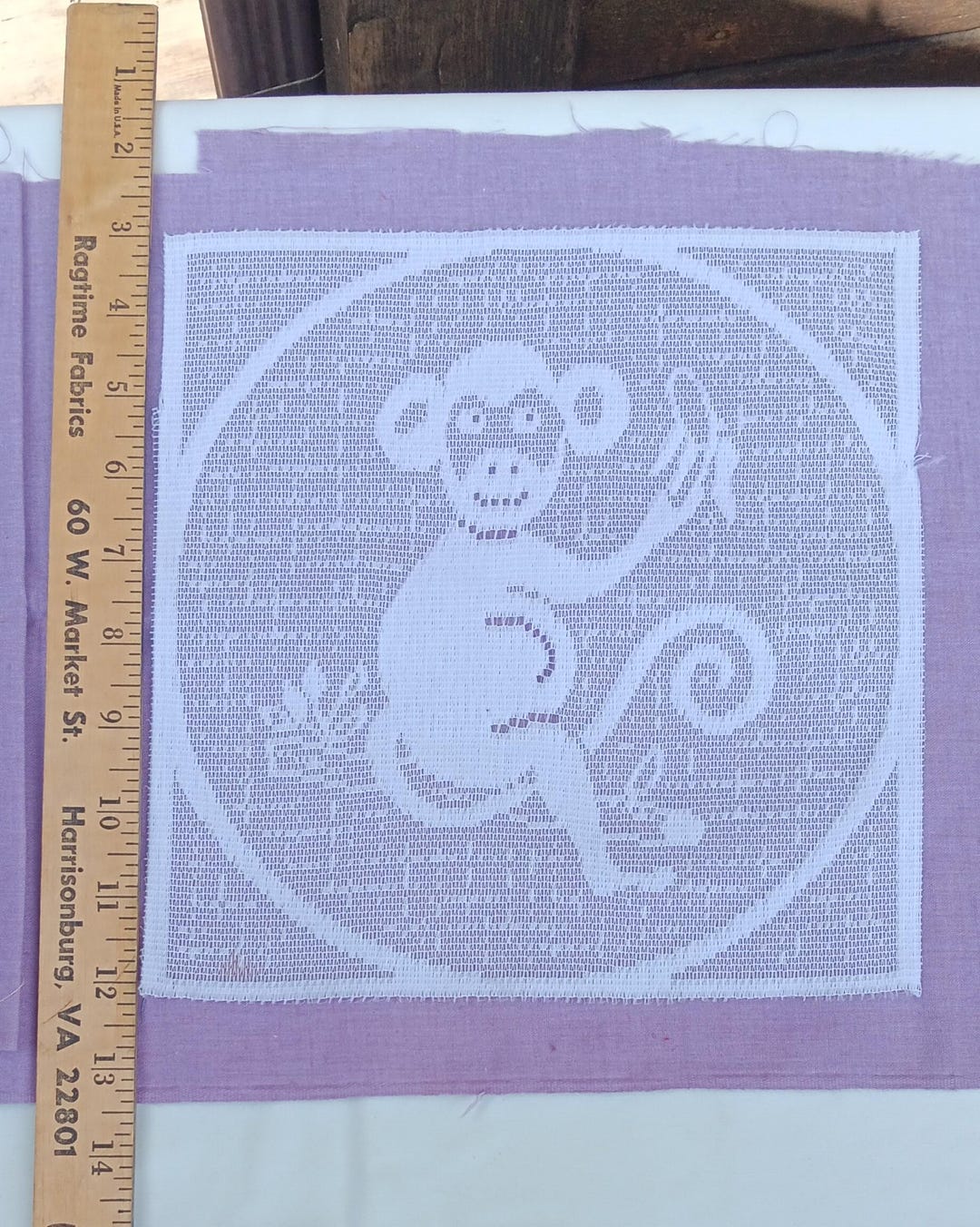 Vintage White Lace Monkey Panel - Etsy