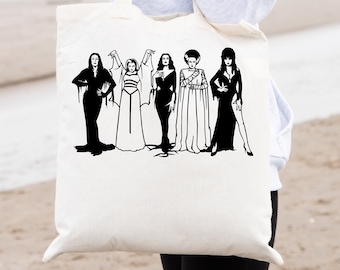 Halloween Tote bag, Trick Or Treat, Trendy Tote Bag, Funny Tote Bag, Horror Tote Bag, School Tote Bag, Aesthetic Tote Bag, Cute Tote Bag